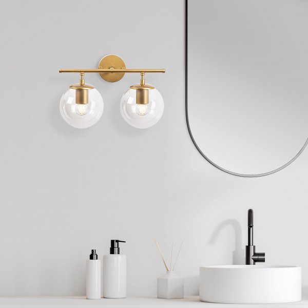 Rosy wandlamp 10730 - Goud