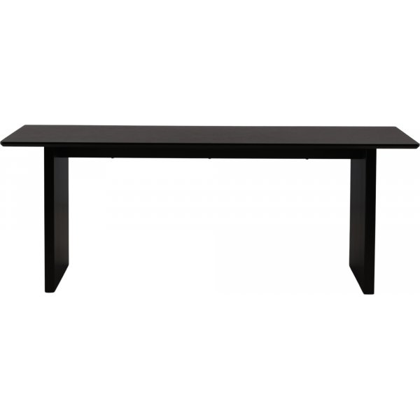 Vail matbord 200 x 100 cm - Svart