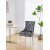 Chaise Tuva Decotique avec poigne dossier - Velours gris + Dtachant pour meubles