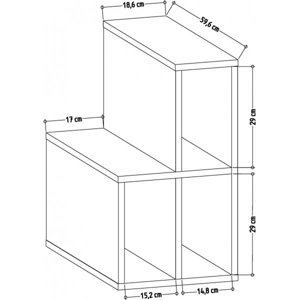 Table d\\\'appoint Lemont 59,6 x 18,6 cm - Chne
