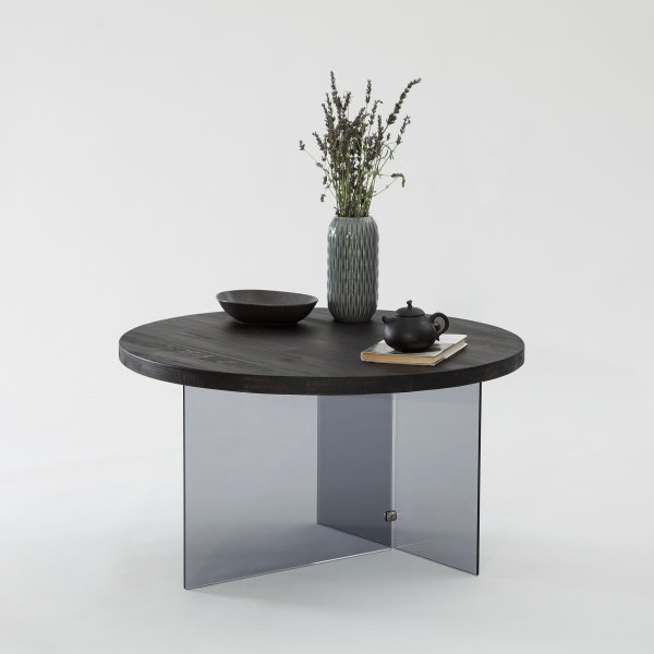 Table basse Serenity Ø70 cm - Anthracite/gris foncé Table basse Serenity Ø70 cm - Anthracite/gris foncé
