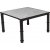 Treasure soffbord 80 x 80 cm - Marmor/metall
