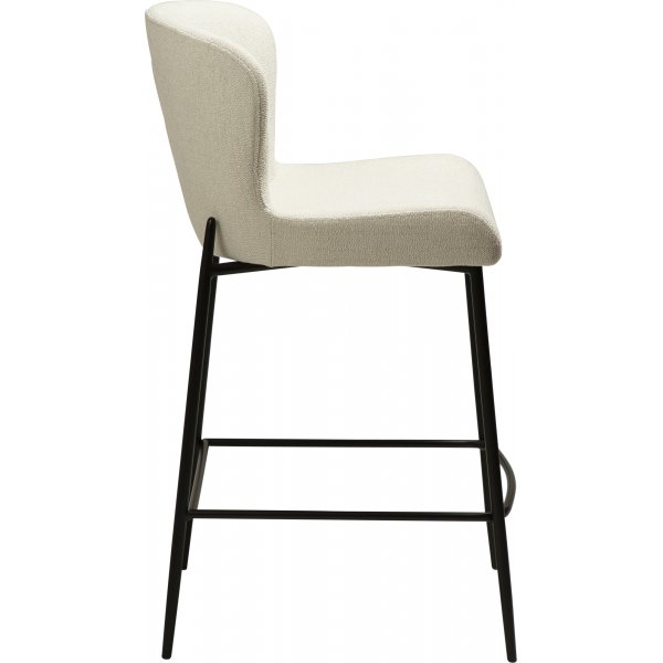 Chaise de comptoir Glam - Simply beige boucle/noir Chaise de comptoir Glam - Simply beige boucle/noir