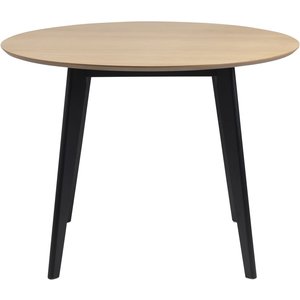 Roxby matbord 105 cm - Ek/svart