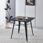 Iris matbord 80x80 cm - Svart Iris matbord 80x80 cm - Svart