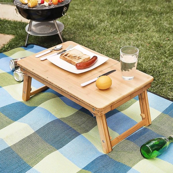 Table pour ordinateur portable Melania - Bambou