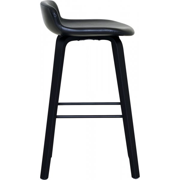 Aki barstol - Svart PU