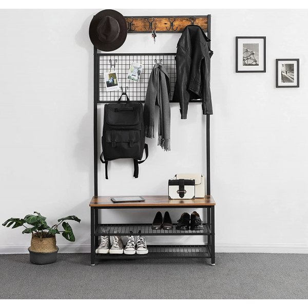 Meuble d'entre Lasse - Noir/marron