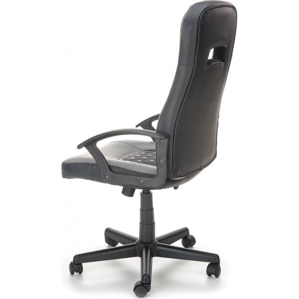 Chaise de bureau Isidor - Gris/noir