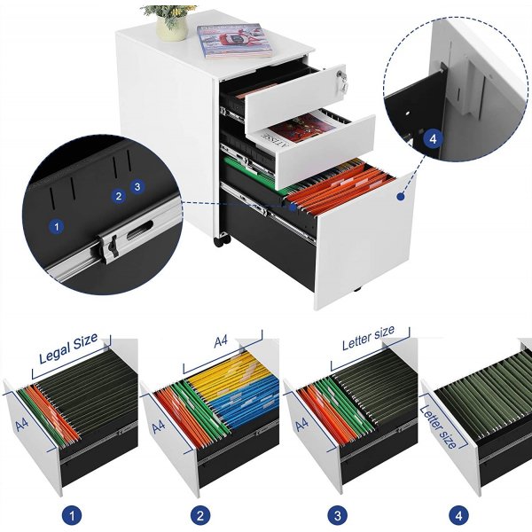 Bille ldhurts 52 x 39 cm - Vit