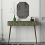 Forest avlastningsbord med spegel 120x 35 cm - Valnt/mrkgrn
