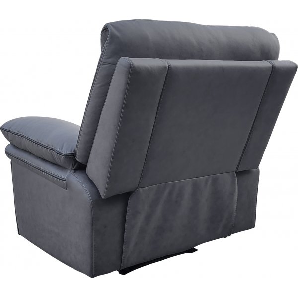 Reclinerfåtölj grå (Mikrofiber) - Riverdale + Textilrengöring för möbler Reclinerfåtölj grå (Mikrofiber) - Riverdale + Textilrengöring för möbler