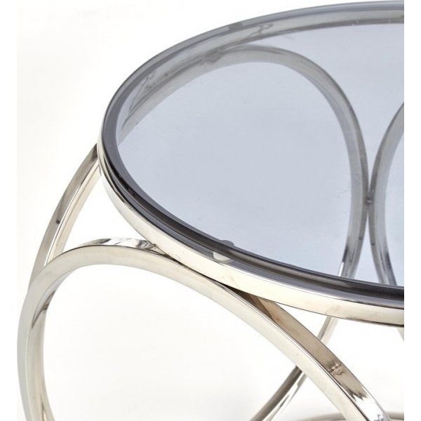 Table basse Harlow Ø50 cm - Chromé Table basse Harlow Ø50 cm - Chromé