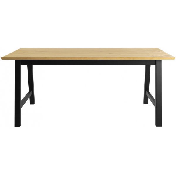 Huntsville matbord 180 x 90 cm - Ek/svart Huntsville matbord 180 x 90 cm - Ek/svart