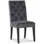 Paris matgrupp 180 cm bord vit + 6 st Ventos matstolar grtt sammet