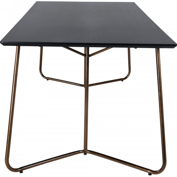 Table à manger Cardinal 190 cm - Noir/cuivre Table à manger Cardinal 190 cm - Noir/cuivre