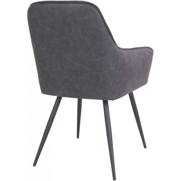 Chaise de Salle à Manger Harbo - Gris Foncé Chaise de Salle à Manger Harbo - Gris Foncé