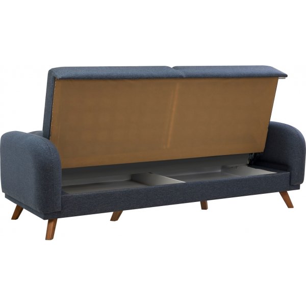 Canapé convertible 3 places Kronos Bleu foncé Canapé convertible 3 places Kronos Bleu foncé