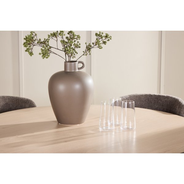 Matbord Flora med 4 st Astoria stolar - Brun/whitewash + 3.00 x Möbeltassar Matbord Flora med 4 st Astoria stolar - Brun/whitewash + 3.00 x Möbeltassar