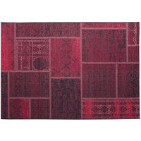 Flatvävd / slätvävd matta - Artisan - Svart/Wildberry/Röd - 80x150 cm Flatvävd / slätvävd matta - Artisan - Svart/Wildberry/Röd - 80x150 cm