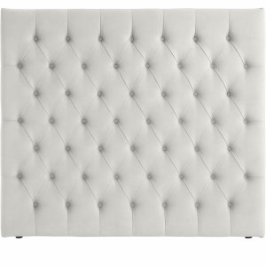 Nord sänggavel med knappar 180 x 120 cm - Gråbeige sammet Nord sänggavel med knappar 180 x 120 cm - Gråbeige sammet