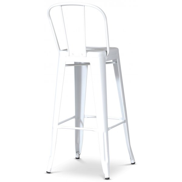 France Deco Barstol i metall - Vit France Deco Barstol i metall - Vit