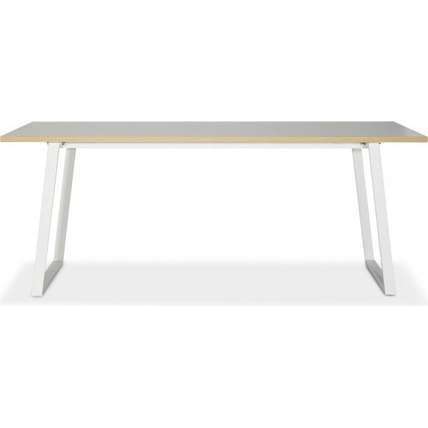 Edge matbord 190x90 - Vit Hgtryckslaminat (HPL)