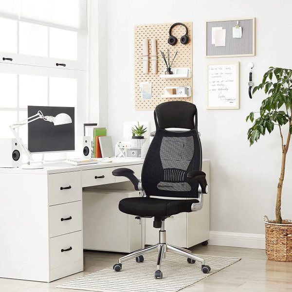 Chaise de bureau Agadir - Noir