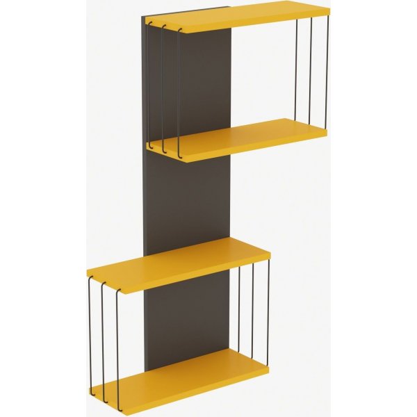 Destan wandplank - Geel