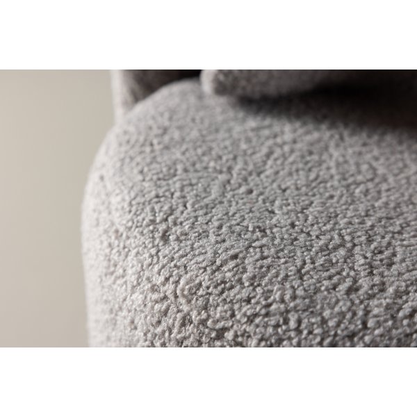 Canapé enfant 2 places Kelso - Teddy gris Canapé enfant 2 places Kelso - Teddy gris