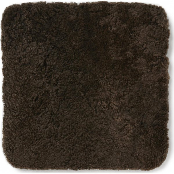 Curly sittdyna med stoppning Brun - 40 x 40 cm