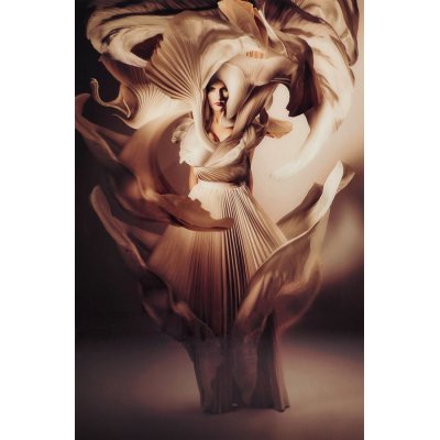 Glastavla - Panta Rei Blonde - 80x120 cm