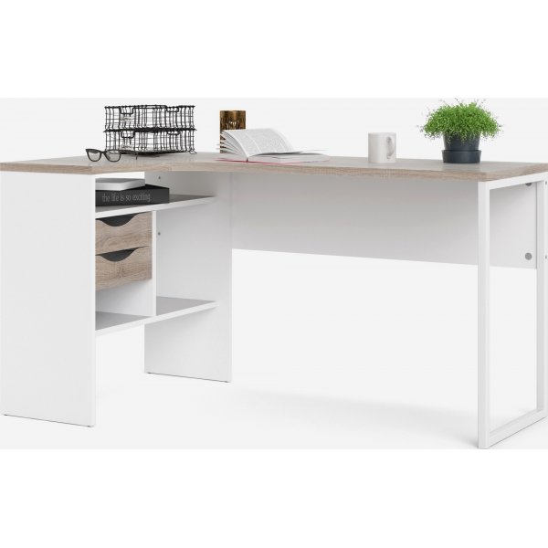 Bureau Function Plus 145,1 x 81 x 76,8 cm - Blanc/truffe Bureau Function Plus 145,1 x 81 x 76,8 cm - Blanc/truffe