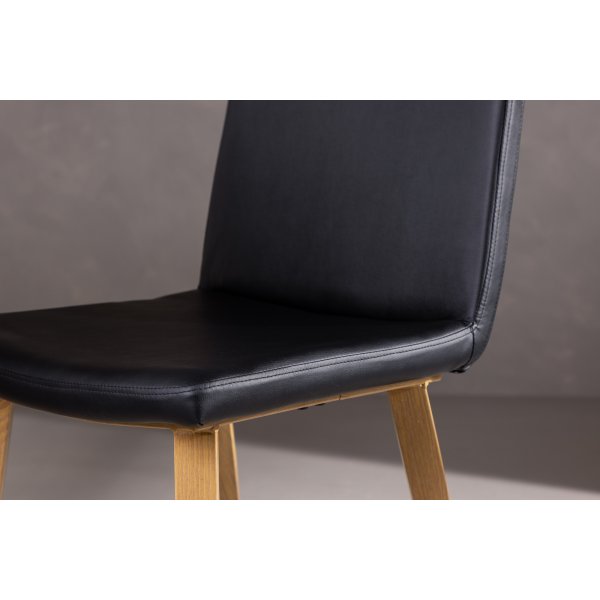 Chaise de salle à manger Today - PU noir Chaise de salle à manger Today - PU noir