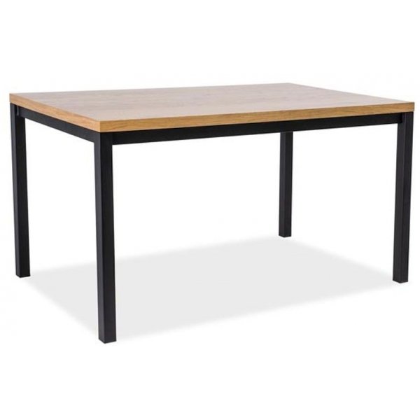 Whisper 180 cm matbord - Ek/svart