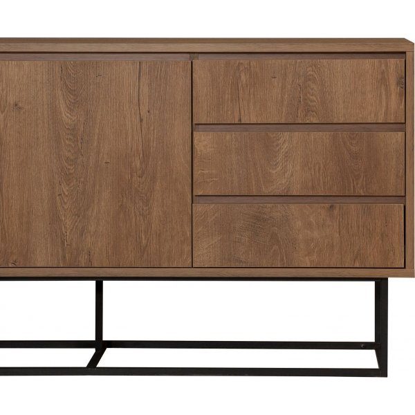 Dressoir Ruba in notenhout - 140 cm + Meubelpoten