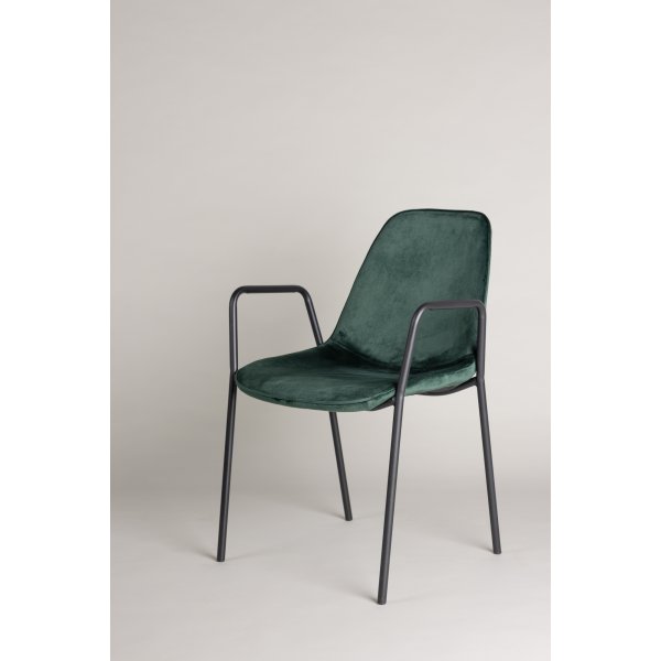 Chaise de salle à manger Klädesholmen - Noir/vert foncé Chaise de salle à manger Klädesholmen - Noir/vert foncé