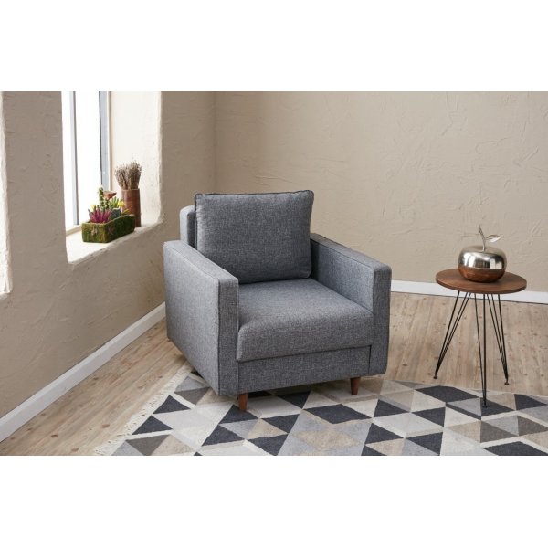 Fauteuil Eca - Gris