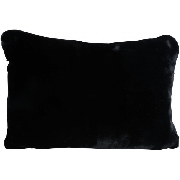 Mjukis kuddfodral 60x40 cm - Svart