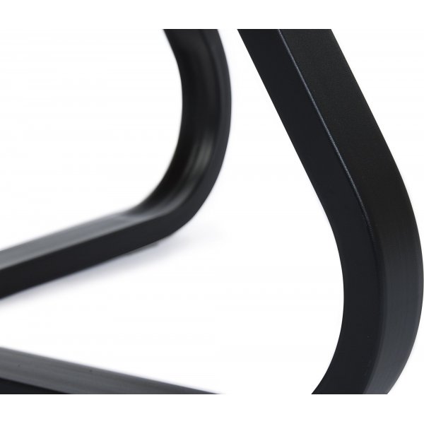 Table basse Lapis 80 cm - Chne/noir