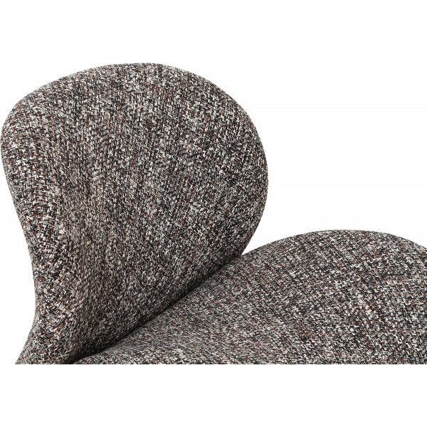 Fauteuil Sofia Marron fonc Mix