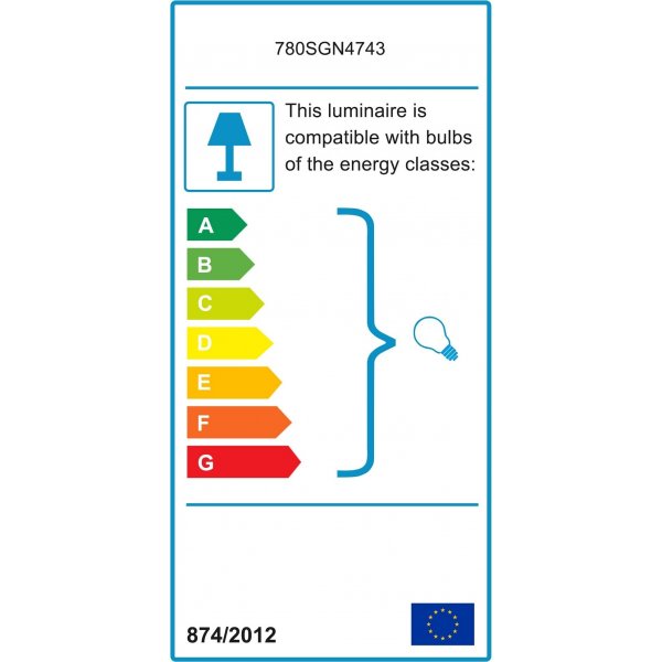 Funelo bordslampa - Grn/vit