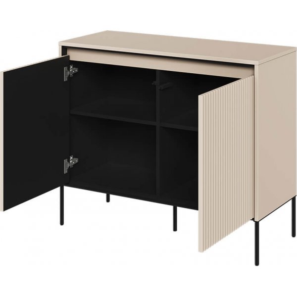 Trend skåp H83 cm - Beige/svart Trend skåp H83 cm - Beige/svart