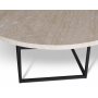 Dexter runt soffbord i travertin 105 cm