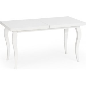 Table  manger Ammie 140-180 cm - Blanc Haute Brillance