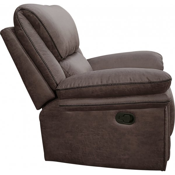 Reclinerfåtölj brun (Mikrofiber) - Riverdale Reclinerfåtölj brun (Mikrofiber) - Riverdale
