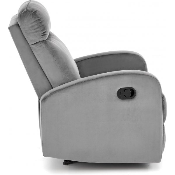 Fauteuil inclinable Wonder en velours gris