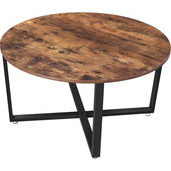 Table basse Beppe Ø88 cm - Marron/noir Table basse Beppe Ø88 cm - Marron/noir