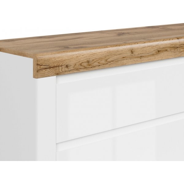 Holten dressoir - Wit/wotan eiken