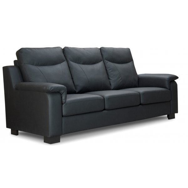 Soffa Atlas i Svart (PU) - 233 cm Soffa Atlas i Svart (PU) - 233 cm